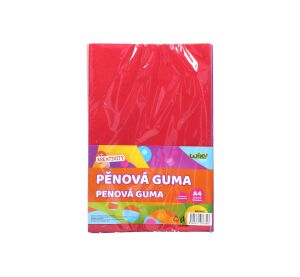 Pěnová guma A4 20x30 cm, samolepící 10 ks