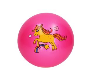 Míč gumový nenafouknutý jednorožec 22 cm