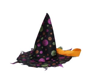 Set karneval - čarodějnický klobouk 36,5x33,5 cm