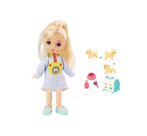 Panenka s pejskem set 12,5 cm