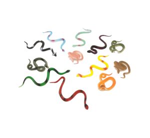 Zvířátka figurky hadi set 12ks 10 cm