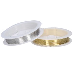 Drátek na korálky 0,3 mm, 14m