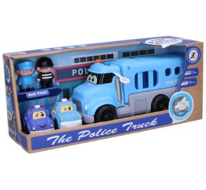 Auto policejní s efekty set 4ks