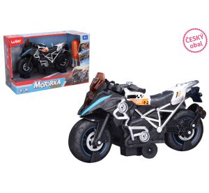 Motorka šroubovací s efekty bílá 20 cm - český obal