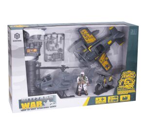 Vojenský set s letadlem 21cm