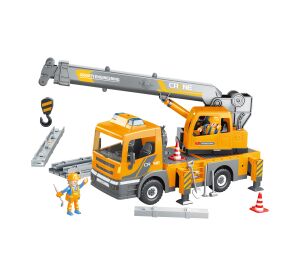 Autojeřáb s efekty stavebnice 41cm