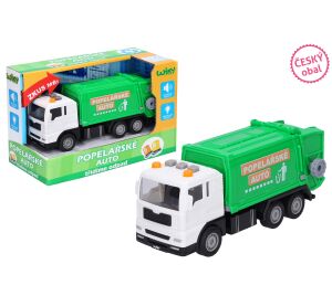 Auto popelářské s efekty 17 cm - český obal