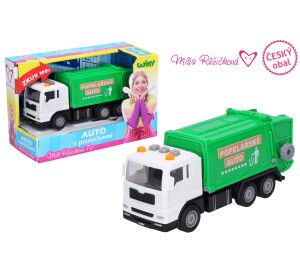 Auto popelářské s efekty 17 cm - Míša Růžičková - mluví česky, český obal