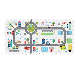 Puzzle pěnové silnice 8ks