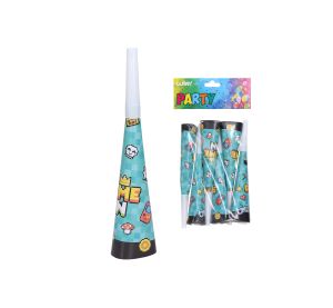 Párty trumpetky HRA 20 cm, 6 ks