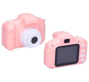 Dětský digitální fotoaparát růžový - foto 12Mpx, video Full HD - český obal