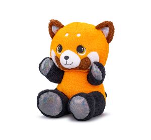Panda červená plyšová 24cm