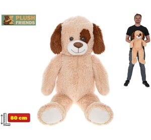 Plush Friends pes plyšový světle hnědý 80cm