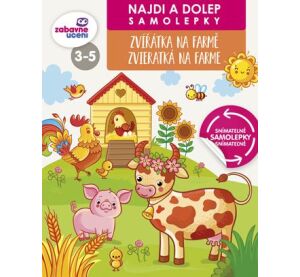 Najdi a dolep - Zvířátka na farmě