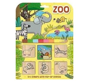 Razítka 5+1 s voskovkou ZOO