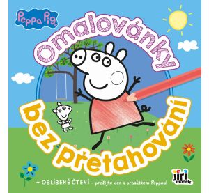 Omalovánky bez přetahování Prasátko Peppa