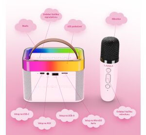 LAMAX KaraokeKid1 Pink