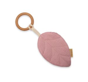 Kousátko s listy New Baby Leaf pink