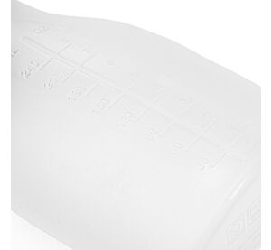 Lahvička na mléko silikonová New Baby hnědá 15cm