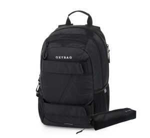 Studentský batoh + etue OXY Sport Black