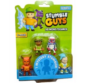 STUMBLE GUYS 3D MINI FIGURES SERIES 2 5PCS