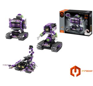 iM.Master Stavebnice robot s čepicí 3v1 RC na dálkové ovládání 17x16,6x20,6 cm - II.jakost