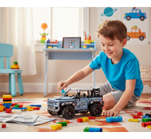iM.Master Stavebnice auto terénní RC ovladač/aplikace - 503 dílků