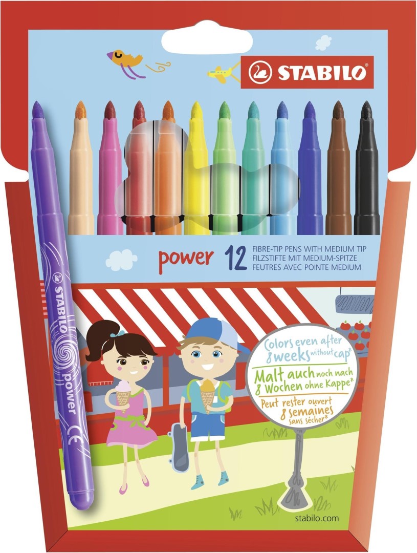 Levně STABILO power 12 ks Sada v kartonovém obalu