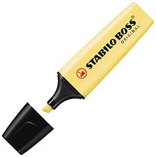 Levně STABILO BOSS ORIGINAL Pastelová žlutá