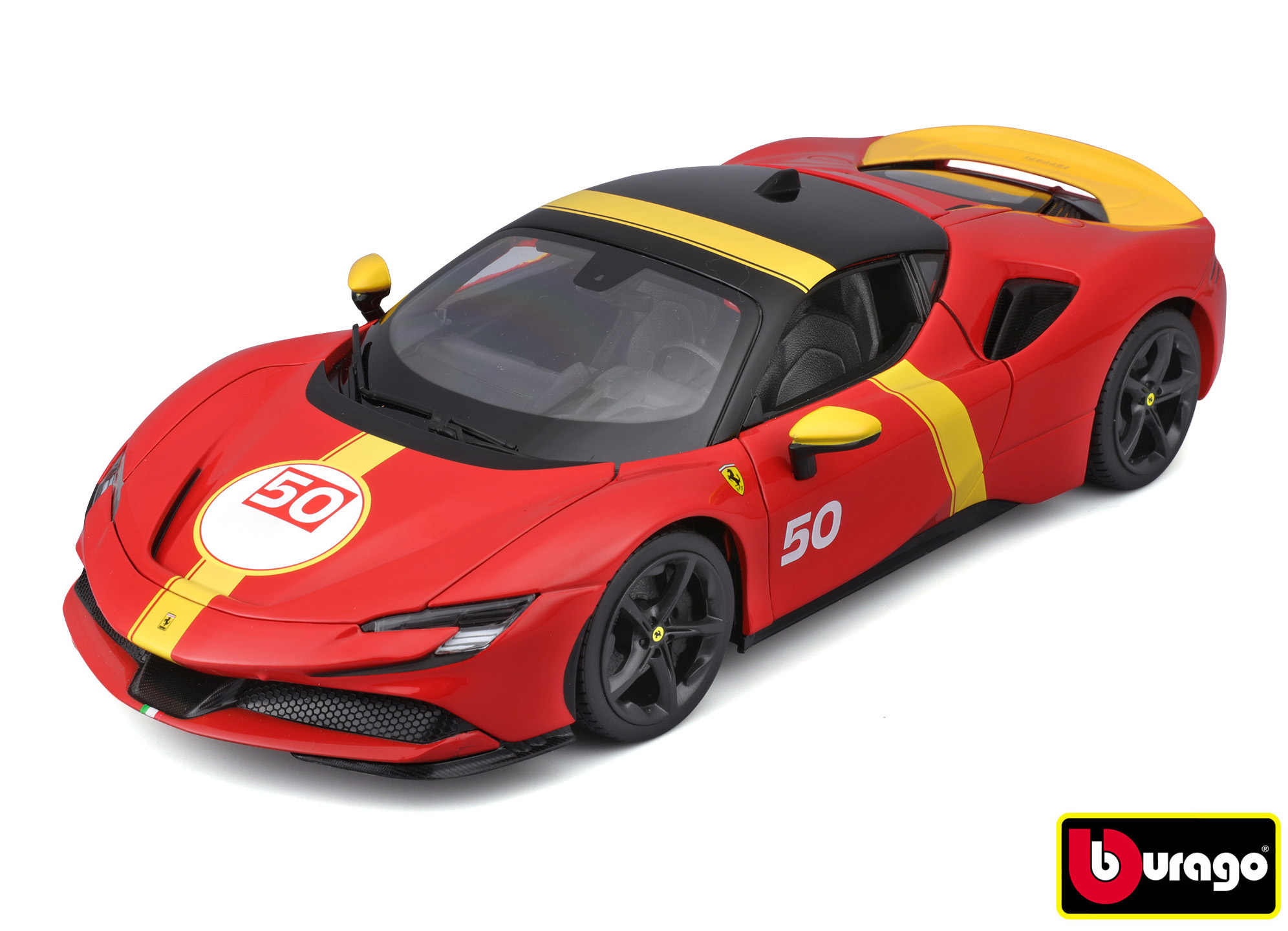 Levně Bburago 1:18 Ferrari SF90 Stradale Asseto Fiorano - Red