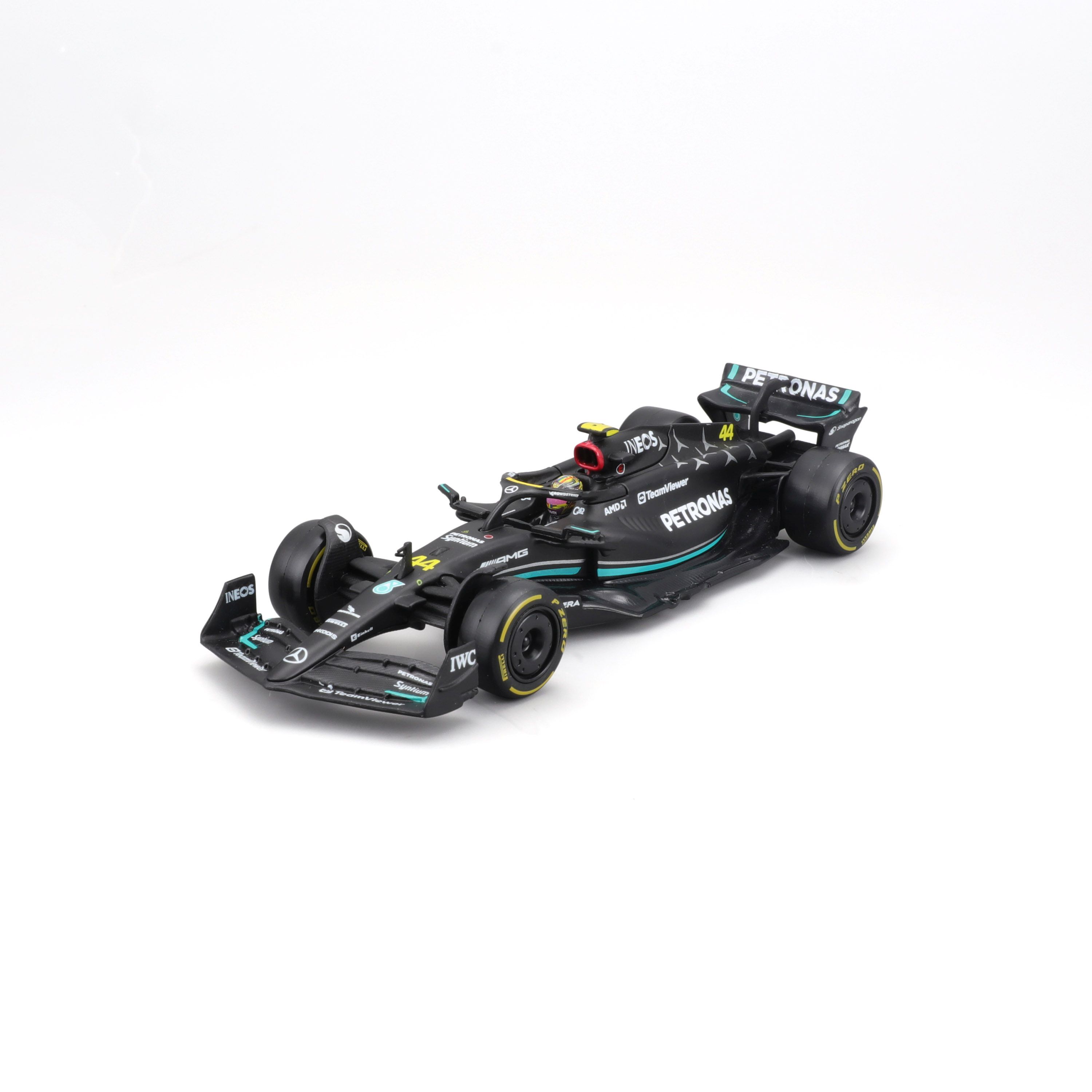 Levně Bburago 1:43 RACE Formula F1 - Mercedes-AMG F1 W14 E Performance (2023) #44 (Lewis Hamilton)