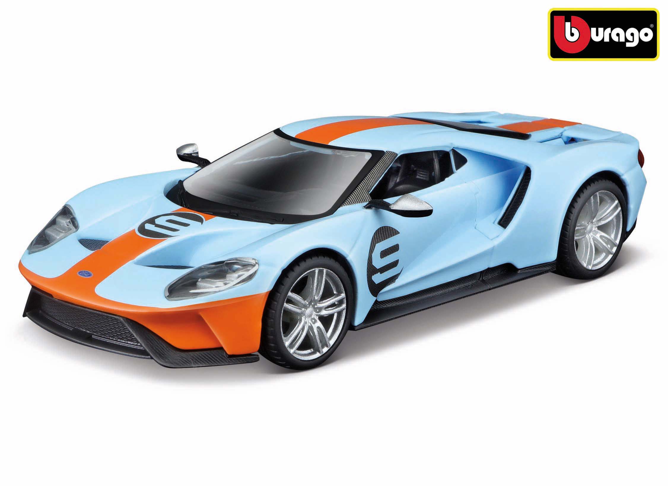 Levně Bburago 1:32 Ford GT 2019 No.9 Heritage Edition