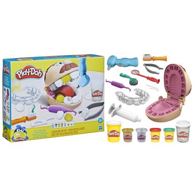 Hasbro Play-Doh NOVÝ ZUBAŘ S VLASY 20618
