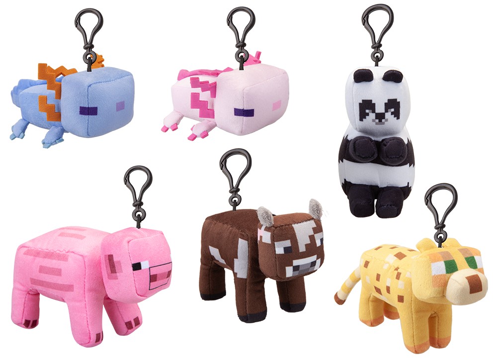 Levně Minecraft plyš zvířátko s klipem 13 cm
