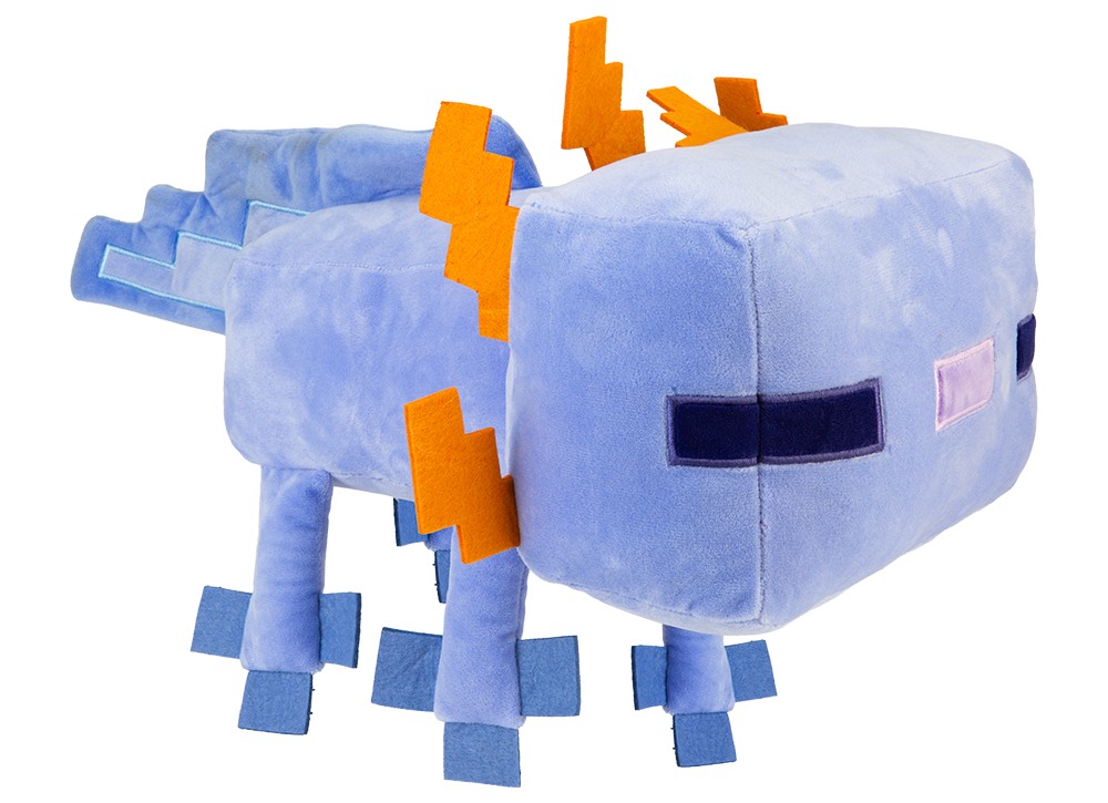 Levně Minecraft plyš Axolotl modrý 44 cm
