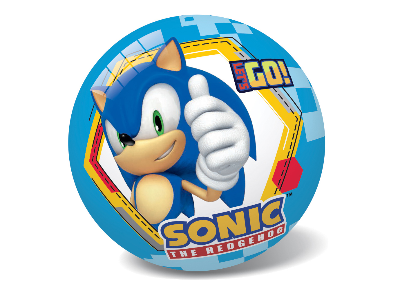 Míč ježek SONIC 14 cm