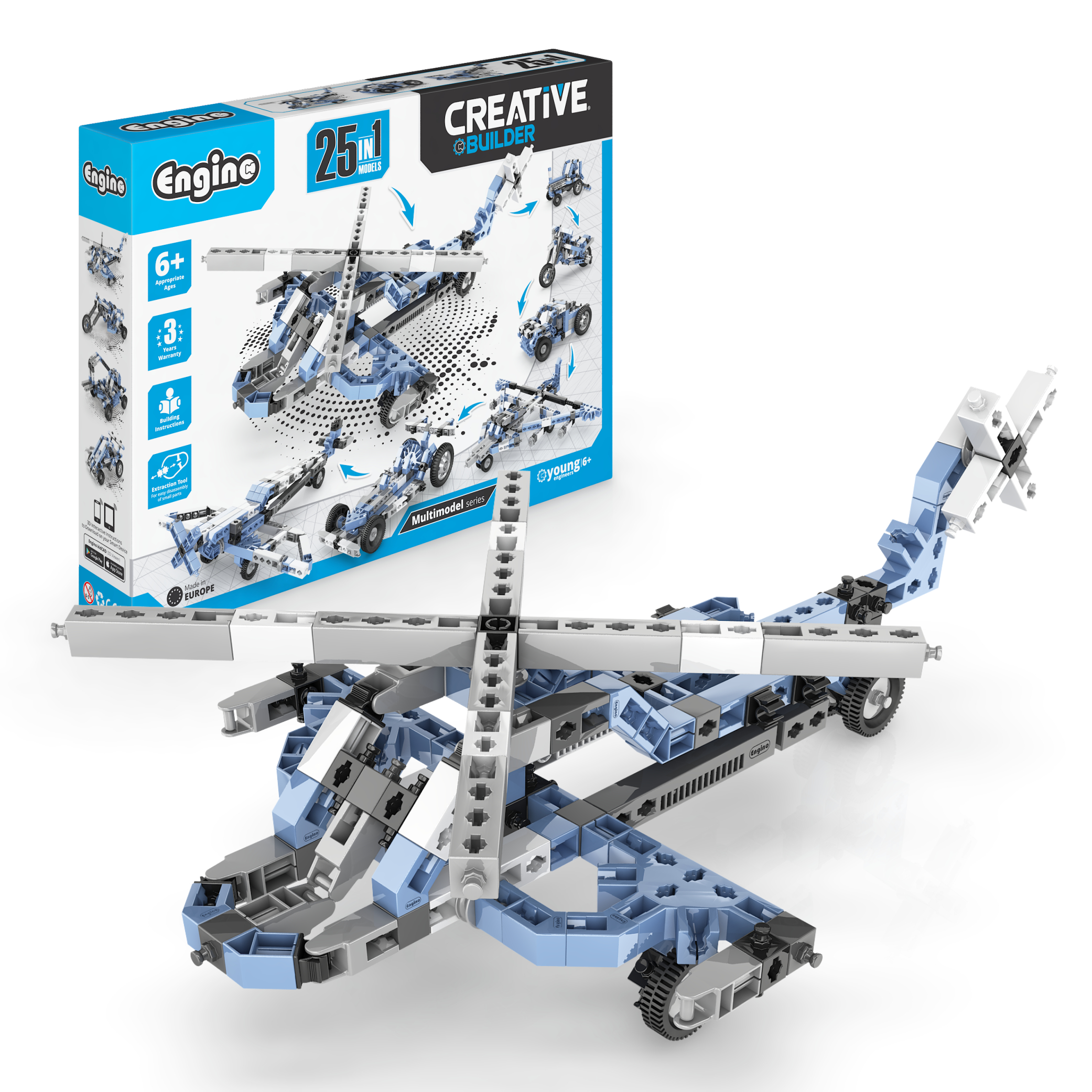Levně ENGINO Stavebnice CREATIVE BUILDER Multimodel set 25v1