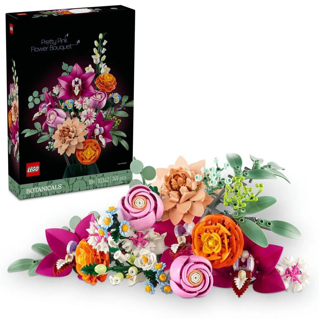 Levně LEGO® Botanicals 10342 Krásná kytice růžových květin