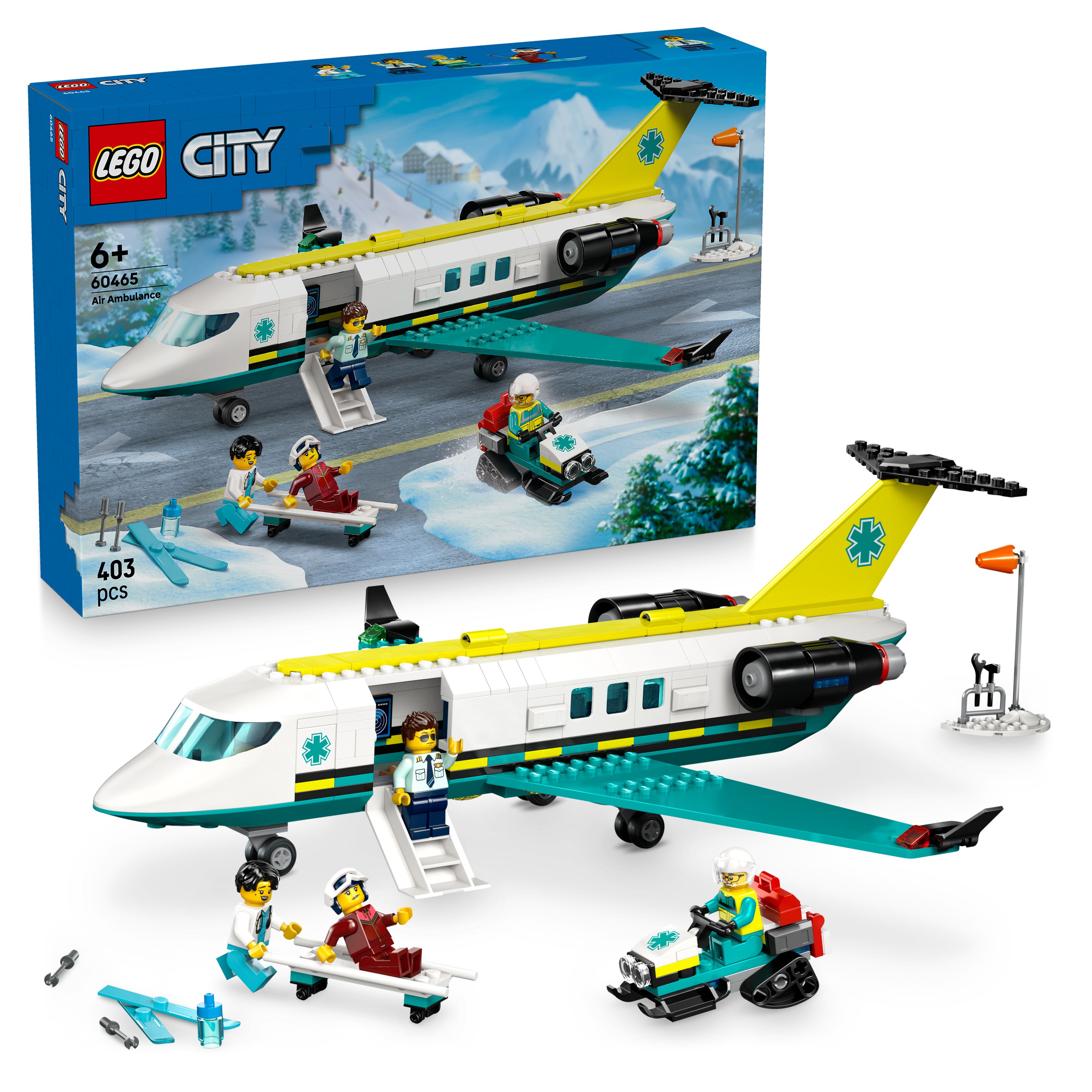LEGO City 60465 Letadlo záchranářské služby