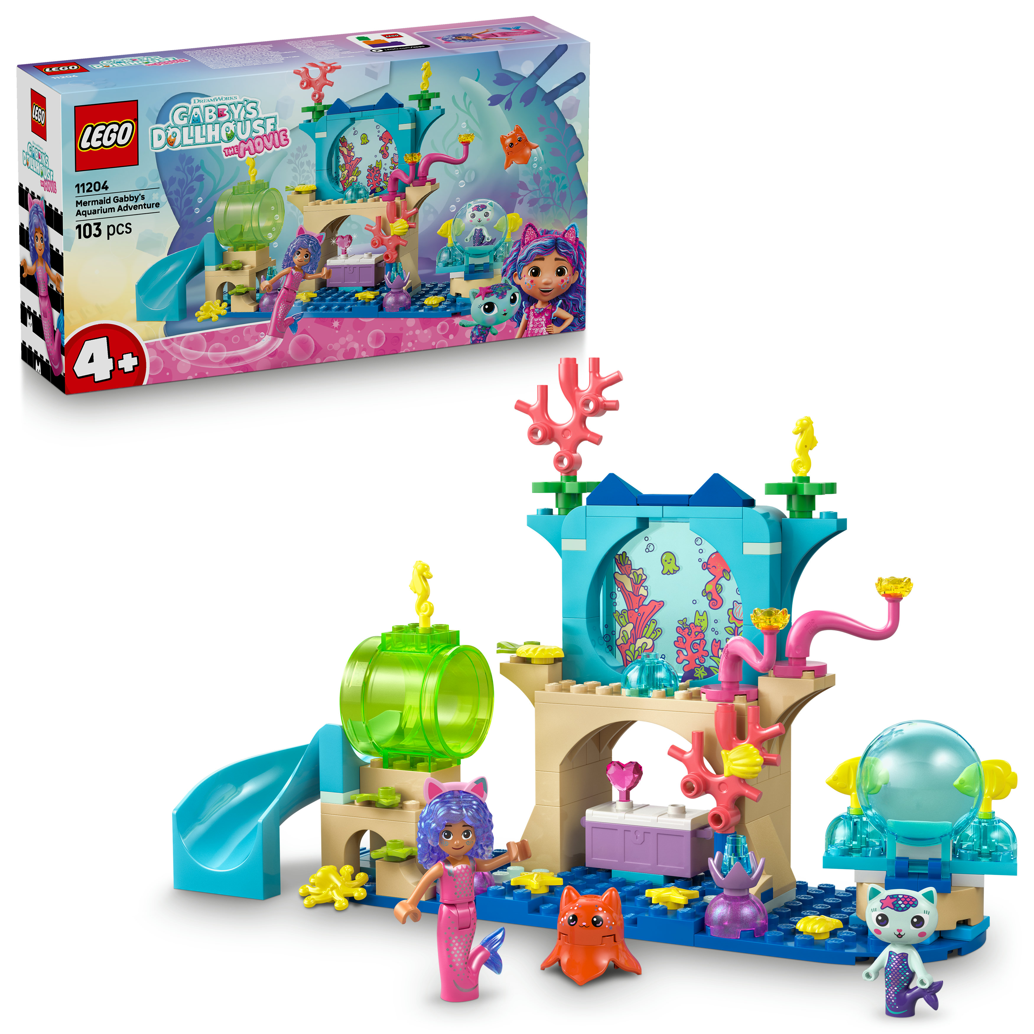 LEGO Gábinin kouzelný domek 11204 Dobrodružství v akváriu mořské víly Gábi