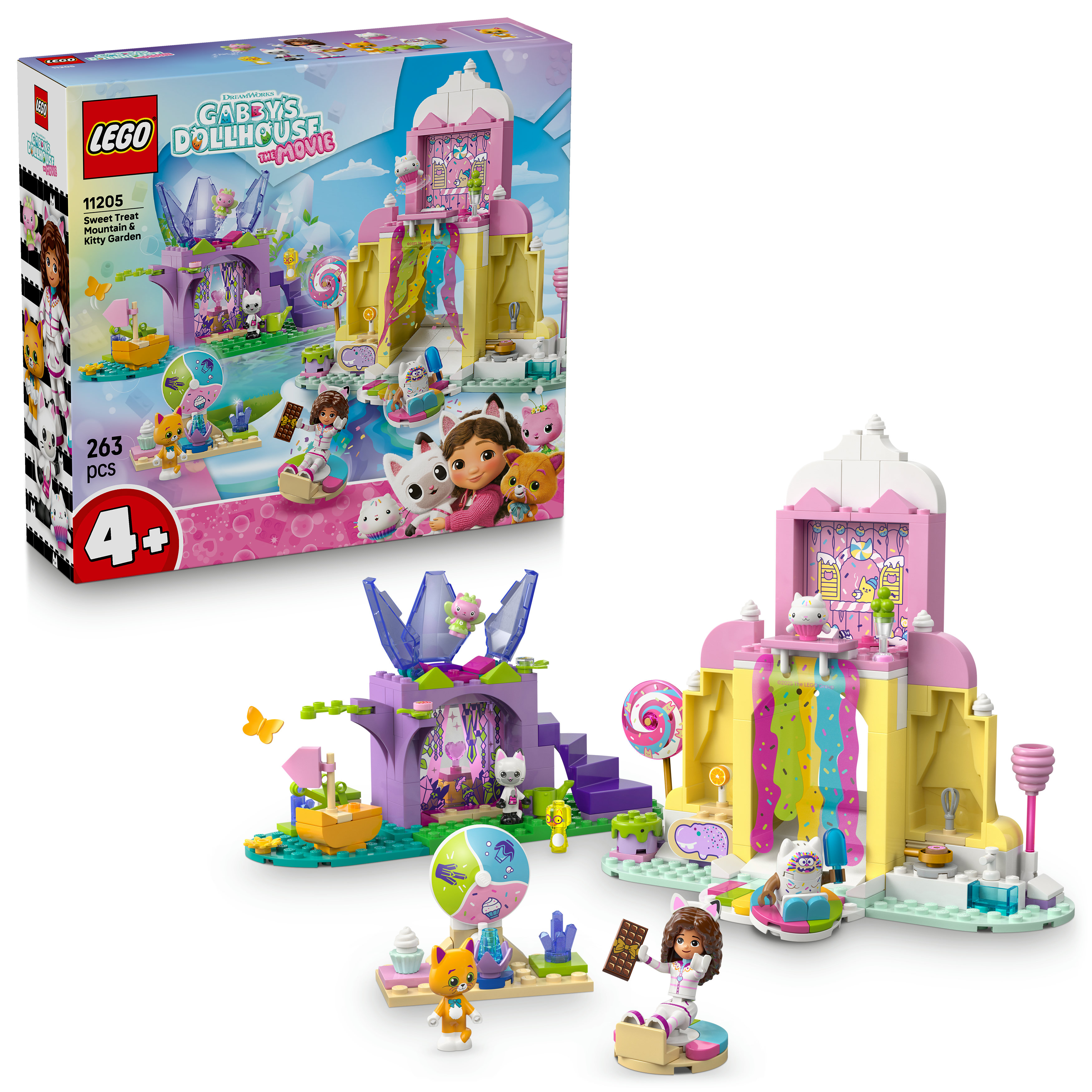 LEGO Gábinin kouzelný domek 11205 Cukrová hora a Kočičí zahrádka