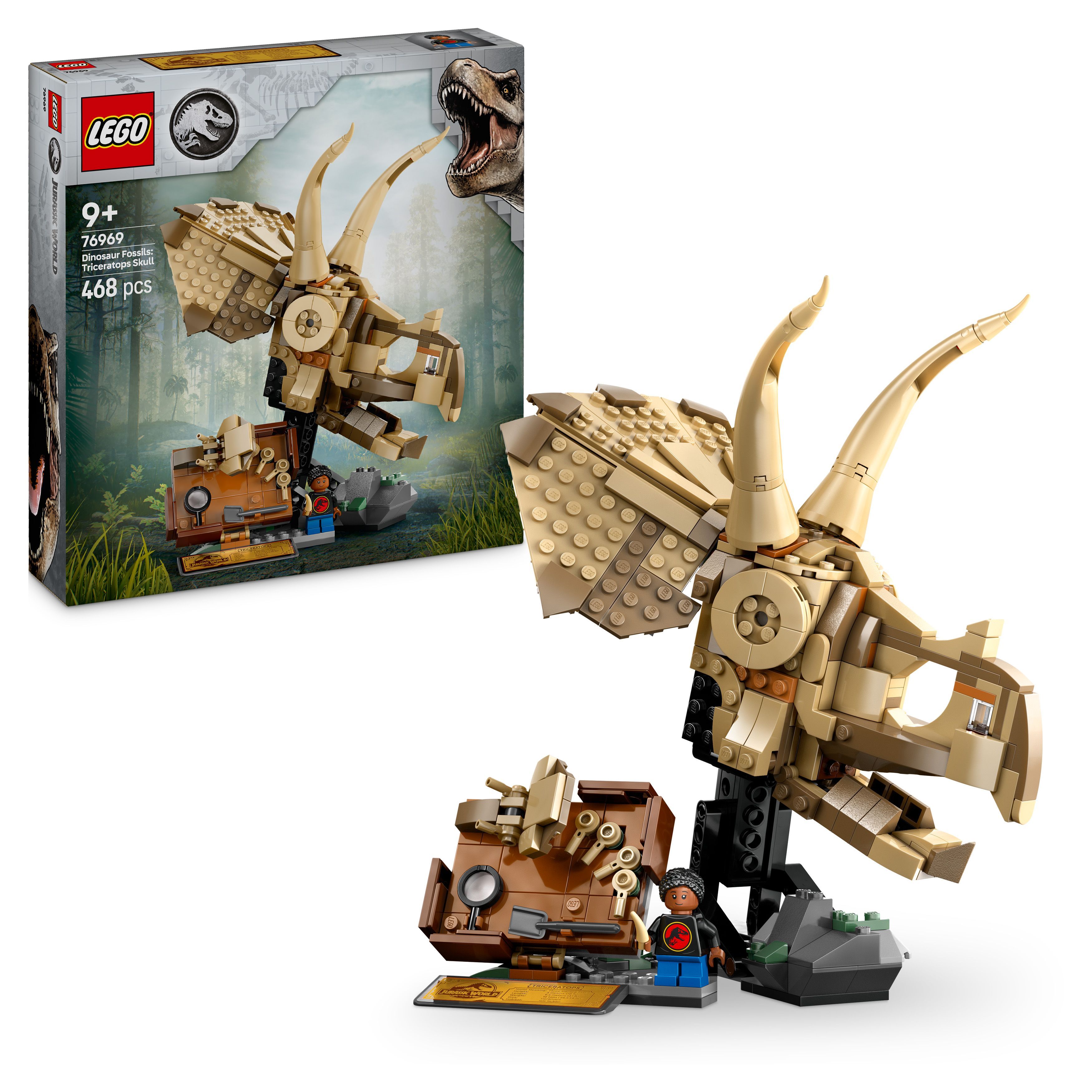 LEGO Jurassic World  76969 Dinosauří fosilie: Lebka triceratopse