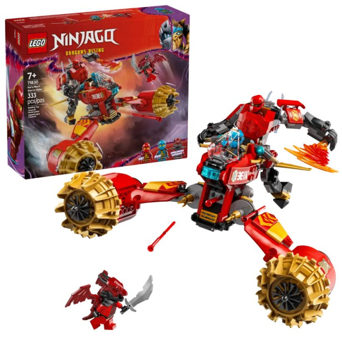 LEGO NINJAGO 71830 Kaiův bouřný jezdec a robot
