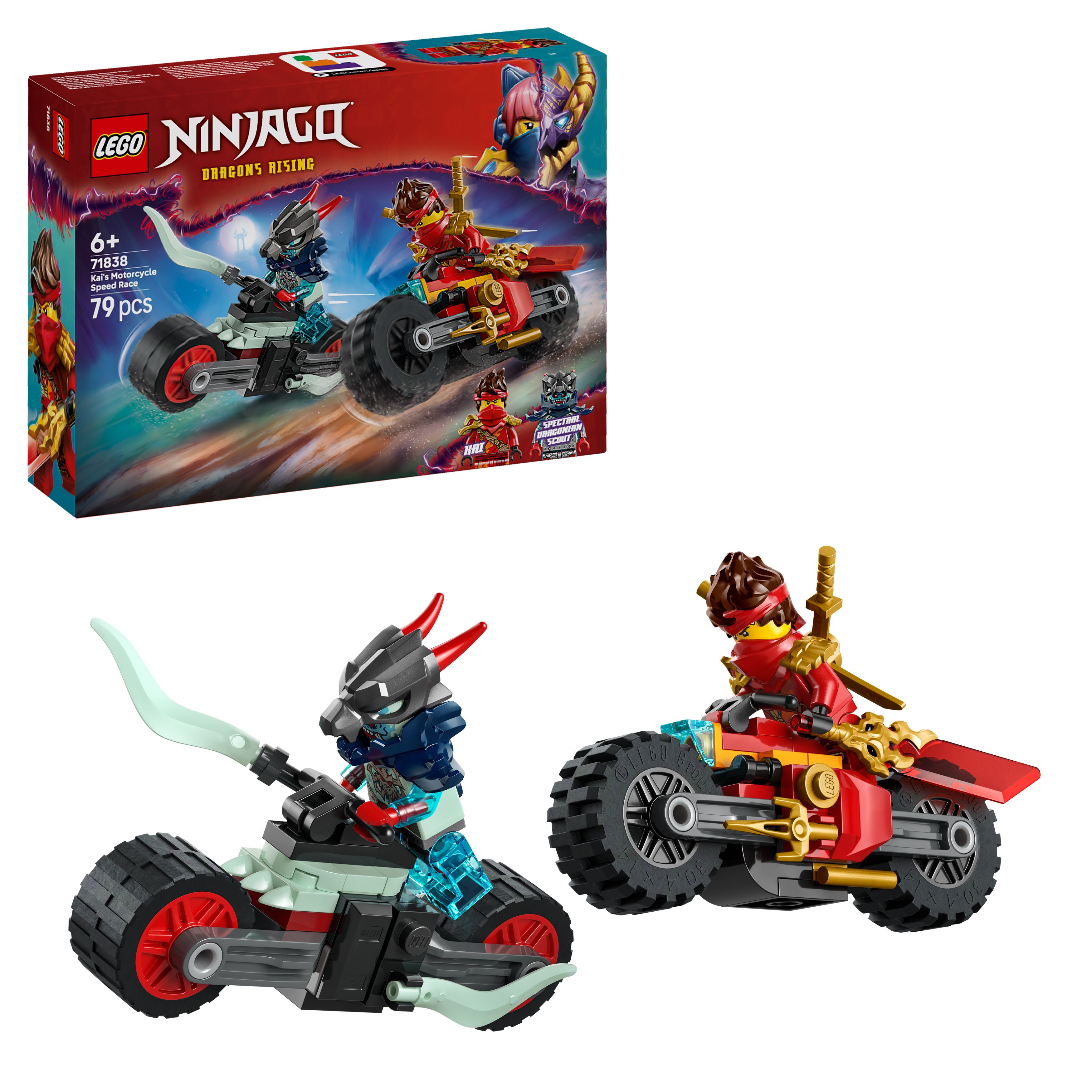 LEGO NINJAGO 71838 Kai a závody na motorkách