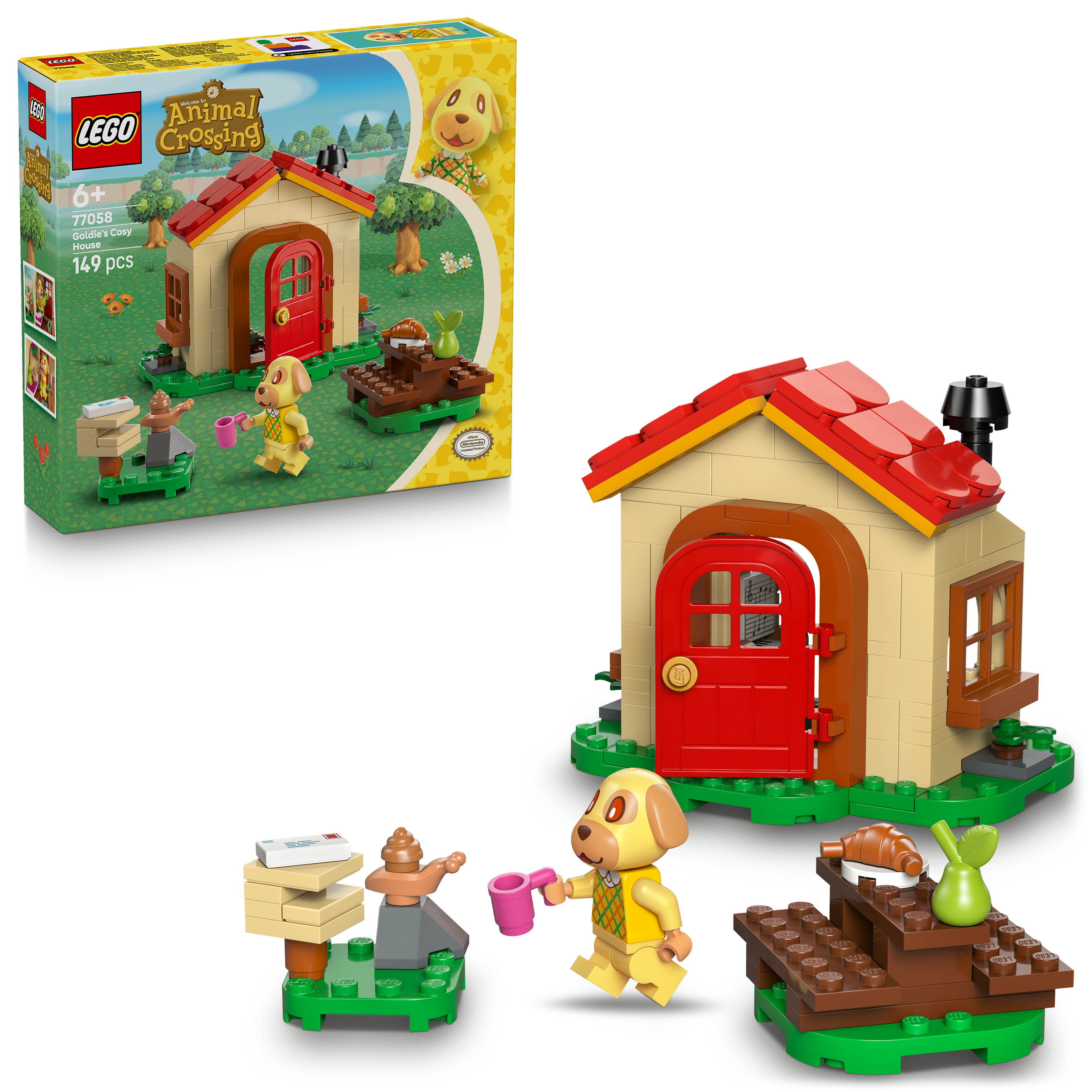 Levně LEGO® Animal Crossing™ 77058 Goldie a její útulný dům