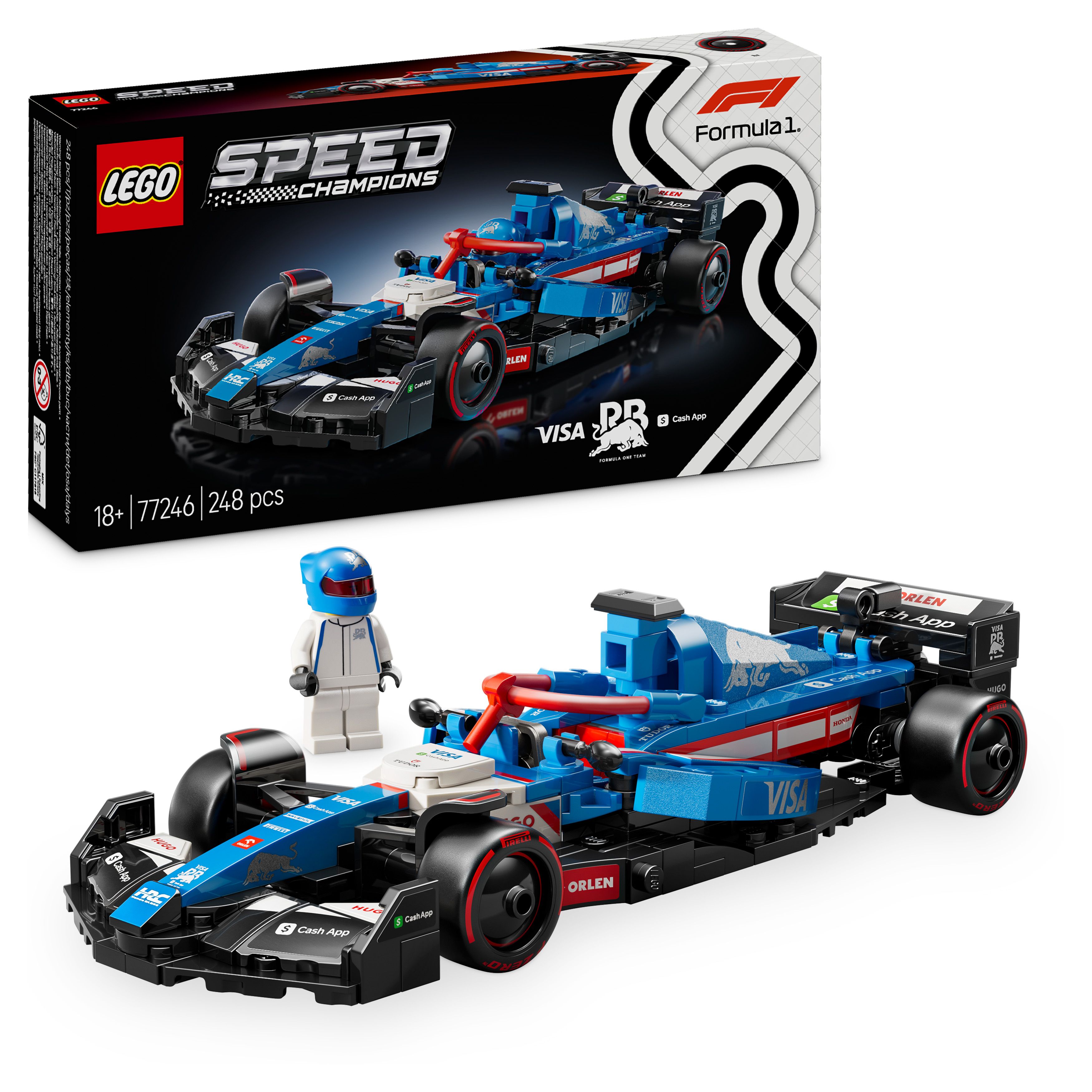 Levně LEGO® Speed Champions 77246 Závodní auto Visa Cash App RB VCARB 01 F1®