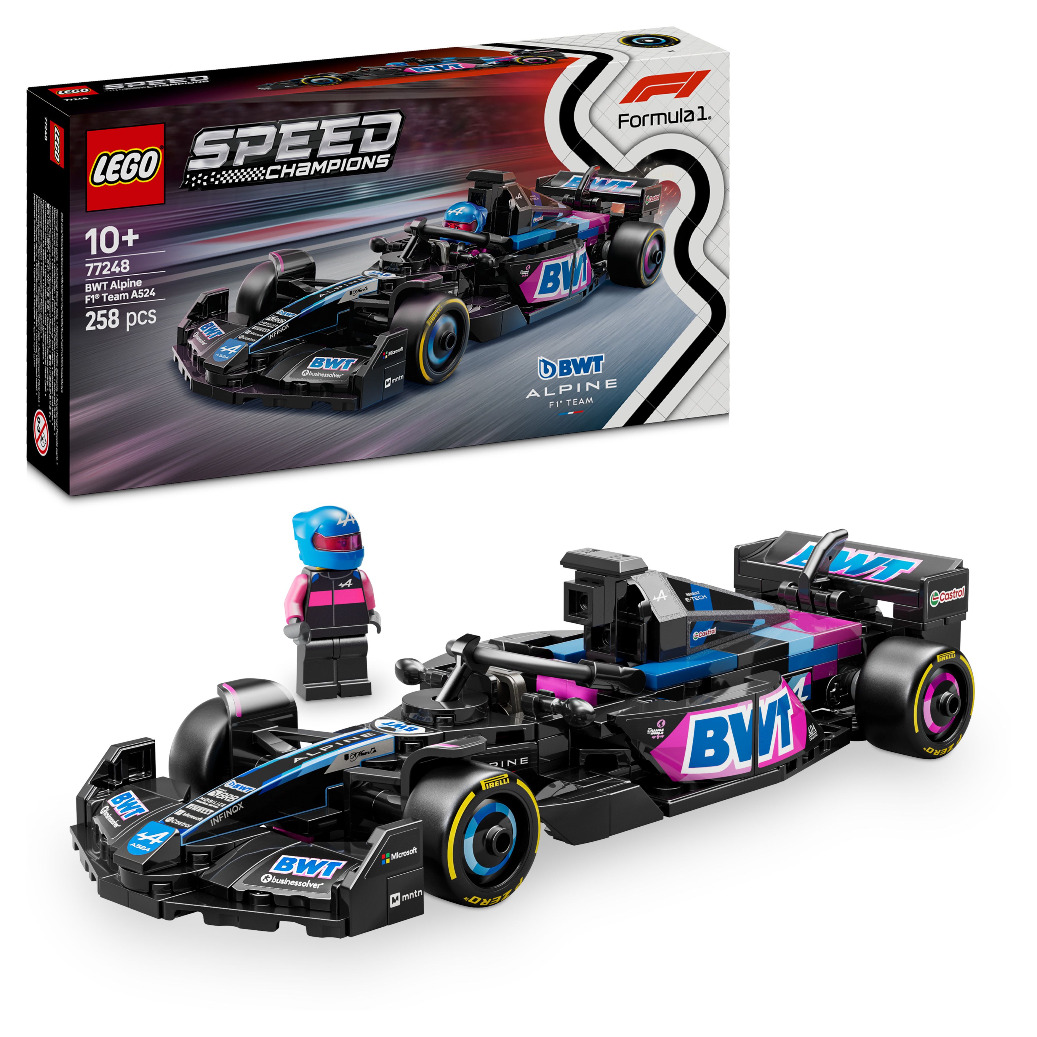 Levně LEGO® Speed Champions 77248 Závodní auto BWT Alpine F1® Team A524