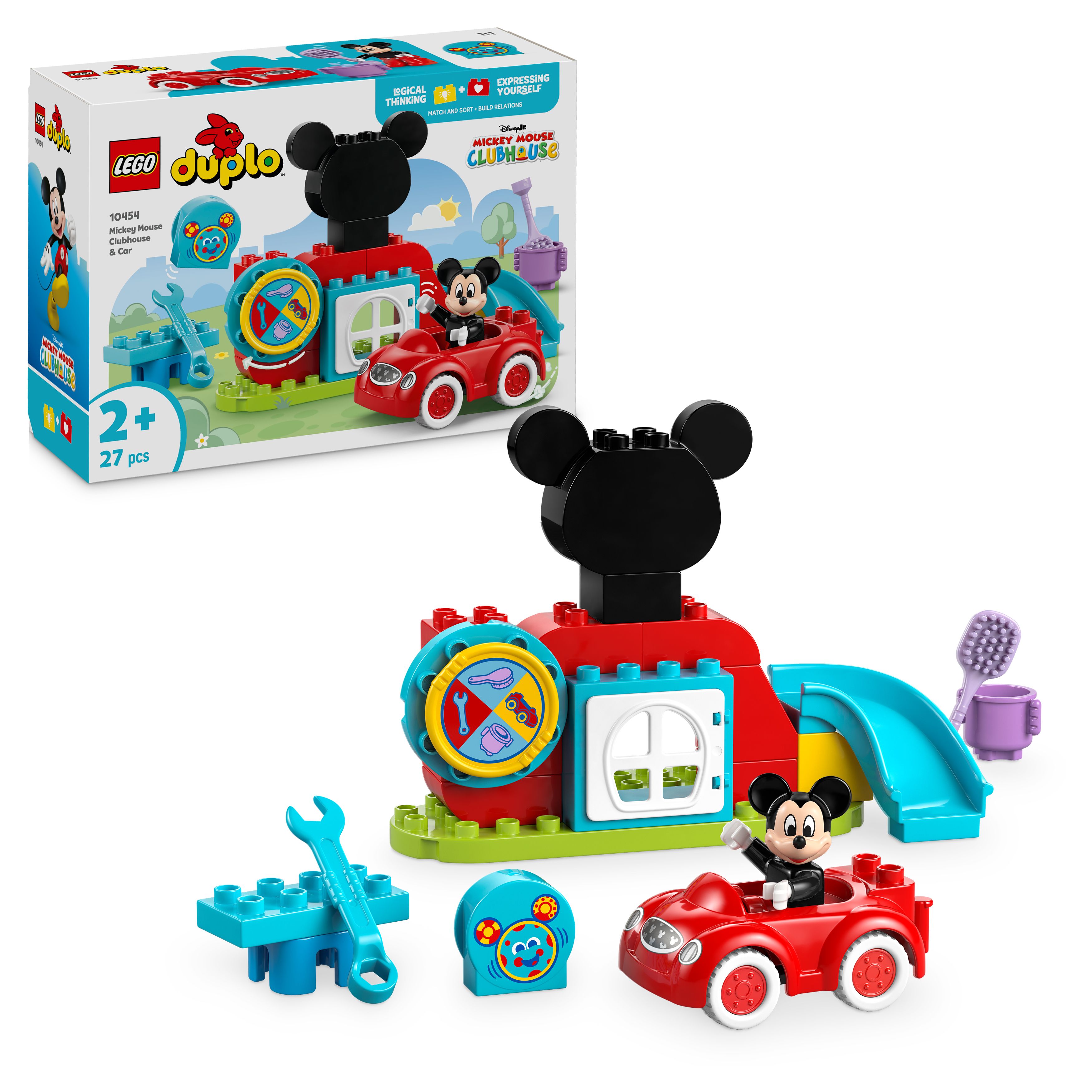 LEGO® DUPLO® ǀ Disney 10454 Mickeyho klubík a auto