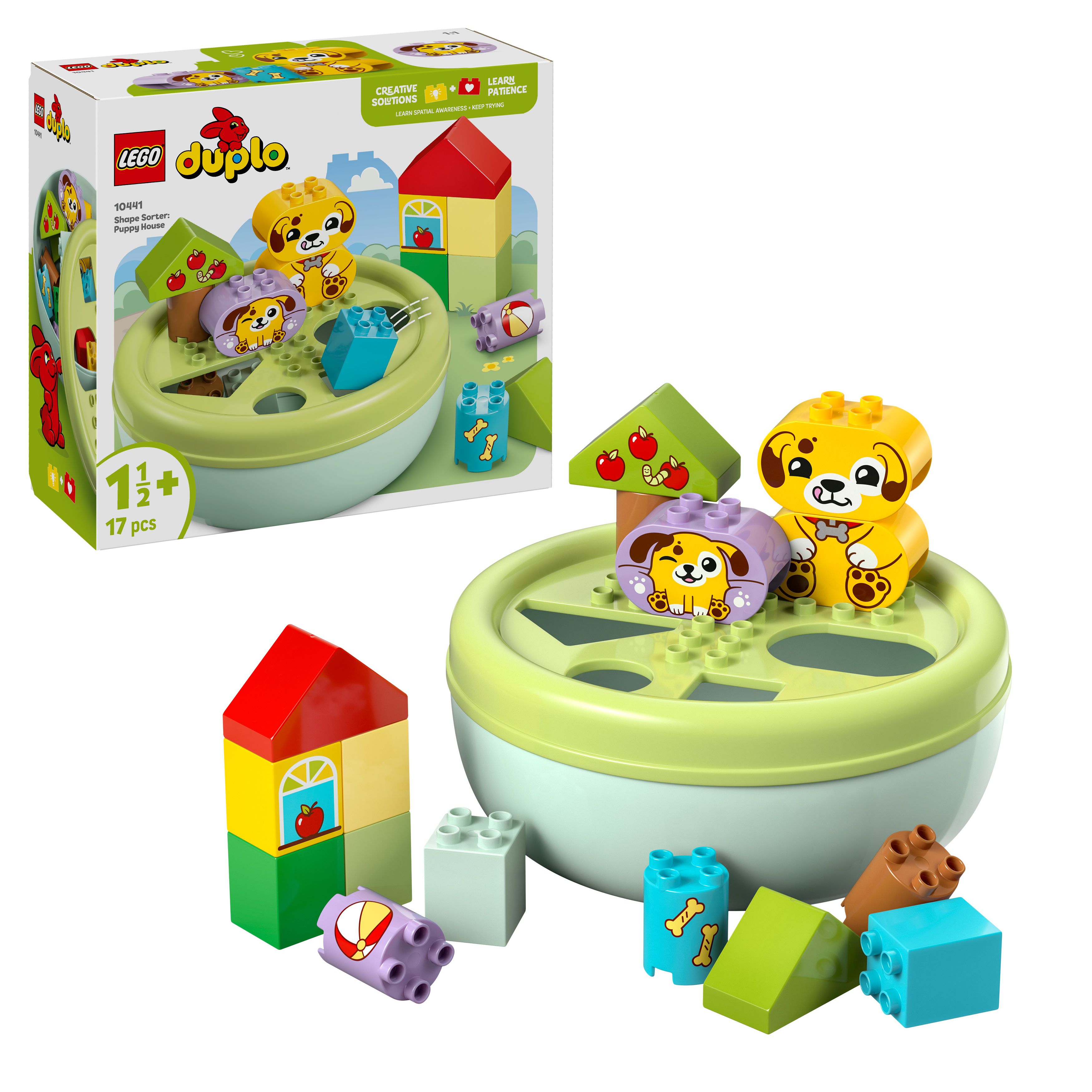Levně LEGO® DUPLO® 10441 Třídění tvarů: Domeček pro štěňátka
