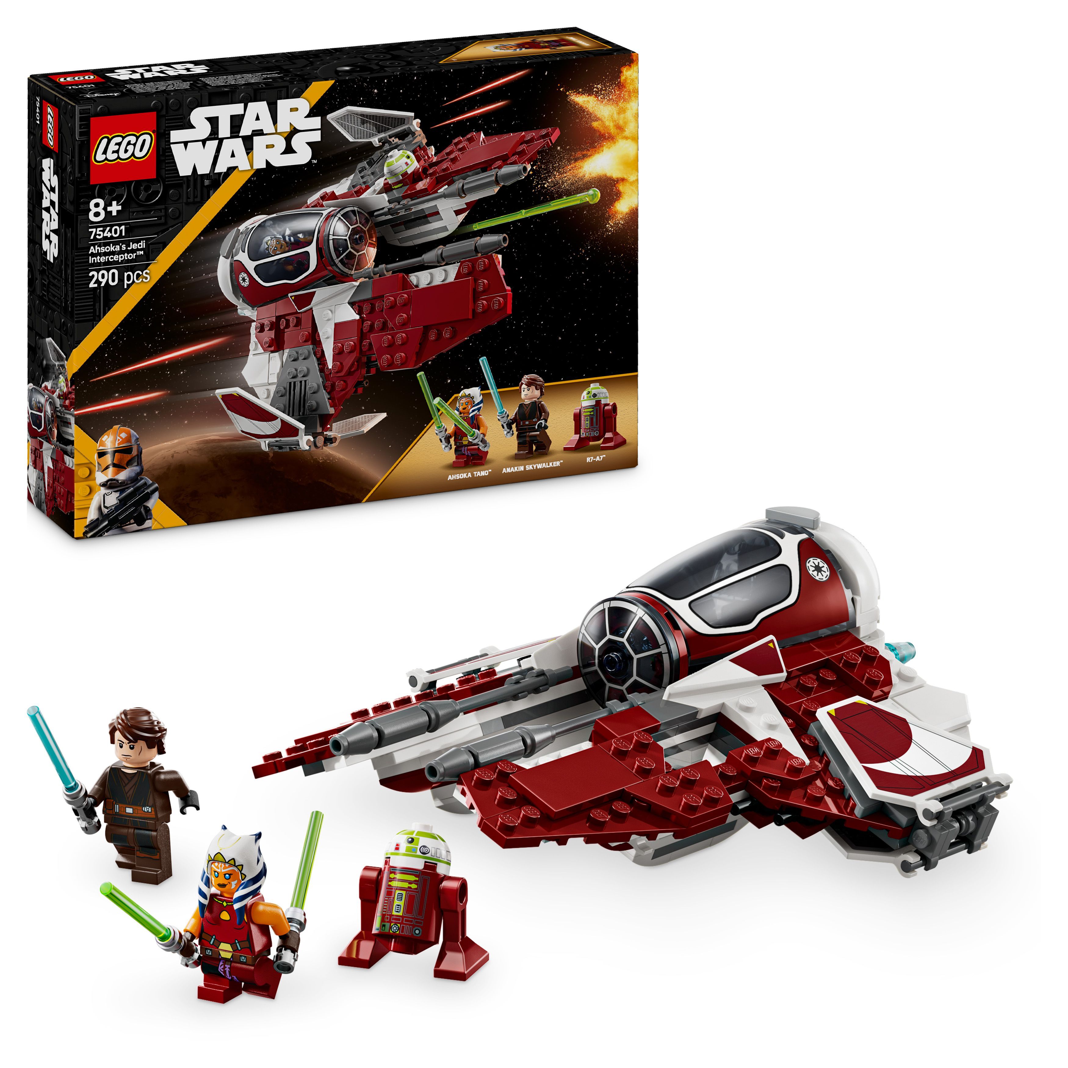 Levně LEGO® Star Wars™ 75401 Ahsoka a jediská stíhačka Interceptor™